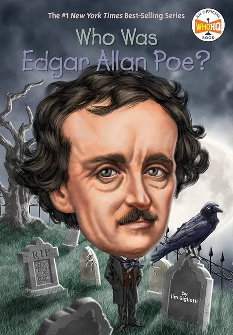 Обложка книги «Who Was Edgar Allan Poe» — Jim Gigliotti, нон-фикшн, уровень A2